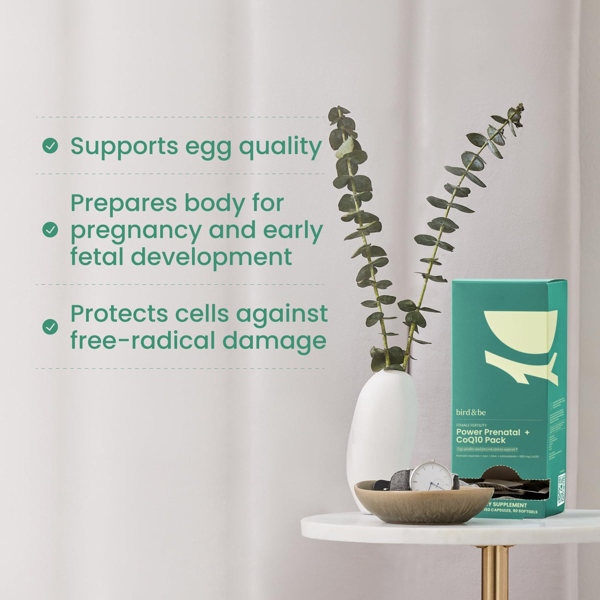 Ouvrir un pack quotidien bird&be Multivitamines Prénatales