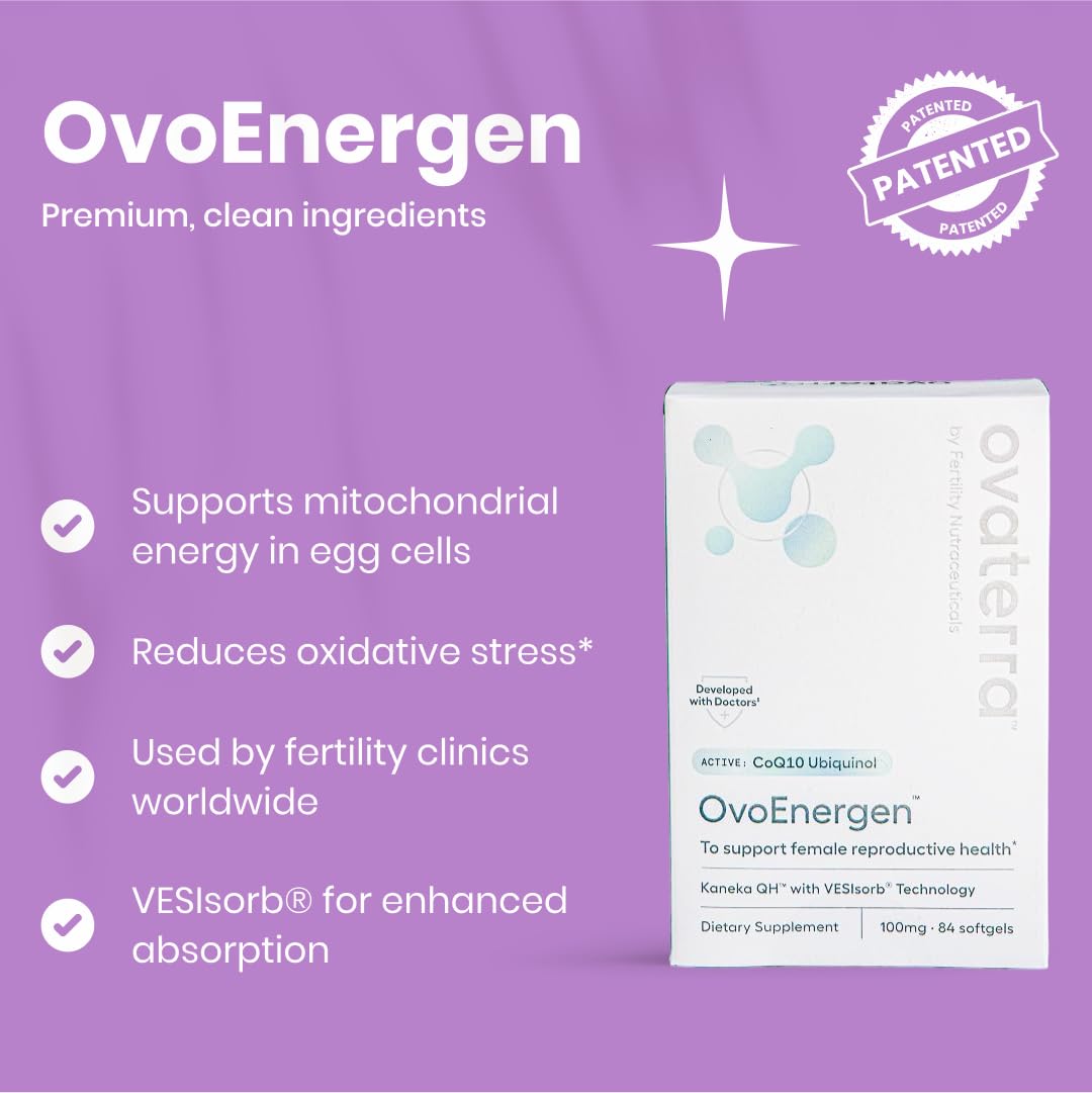 Ovaterra OvoEnergen CoQ10 100mg gélules avec des compléments alimentaires
