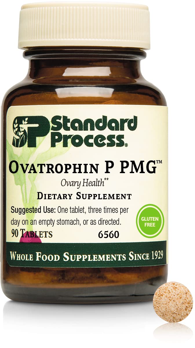 Ovatrophin PMG 90t côté avant du flacon avec étiquette