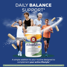 OVICIA Alka Slim Plus Capsules, vue du côté avec détails de la composition