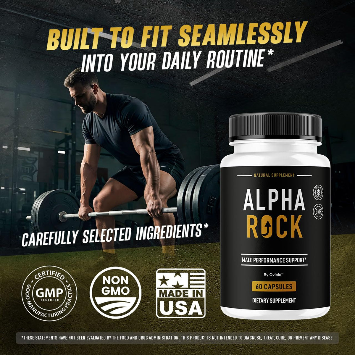 OVICIA Alpha Rock emballage avec informations nutritionnelles
