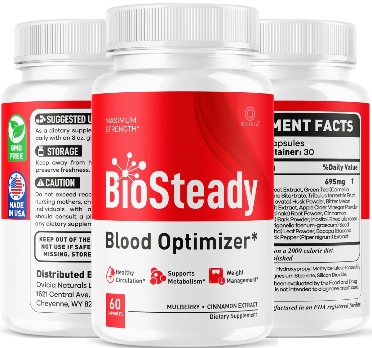 OVICIA BioSteady capsules 300 count