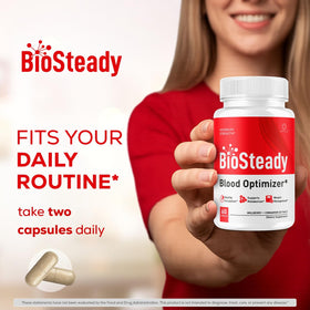 OVICIA BioSteady capsules on a table