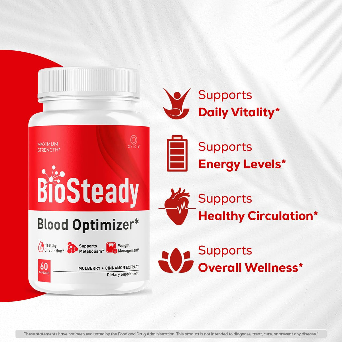 OVICIA BioSteady capsules with natural ingredients