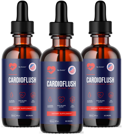 OVICIA Cardioflush Drops bouteille vue de face
