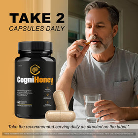 OVICIA CogniHoney Capsules 120 gélules avec une gélule à côté
