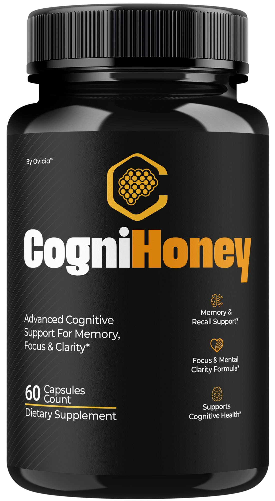 OVICIA CogniHoney Capsules 60 unités vue de face