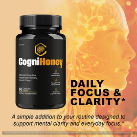 OVICIA CogniHoney Capsules avec étiquette et dosage