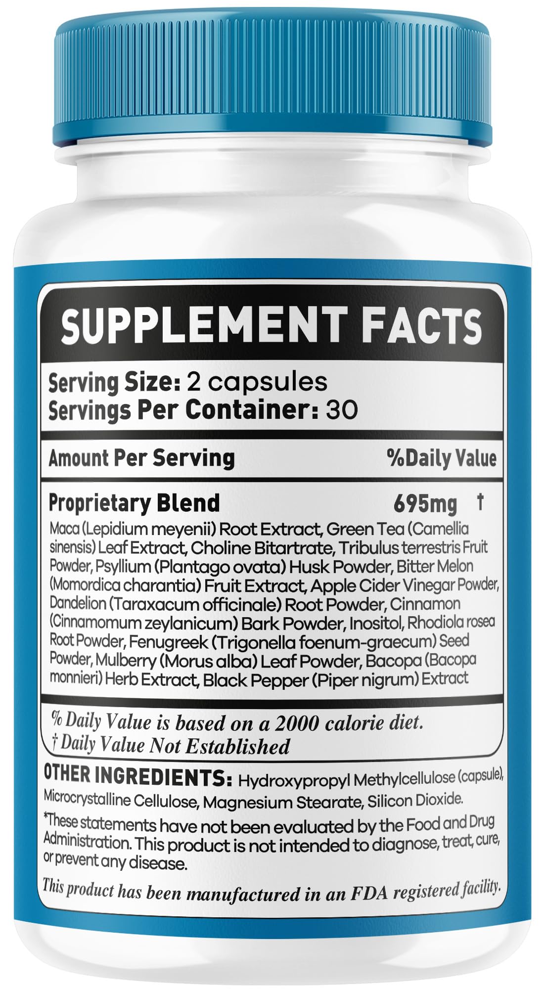 OVICIA Glucea Capsules 60 Capsules sur une table
