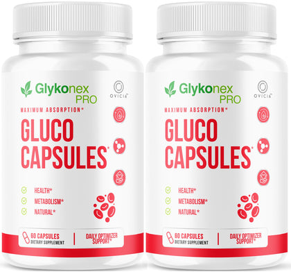 OVICIA Gluco Capsules 120 capsules, vue de face