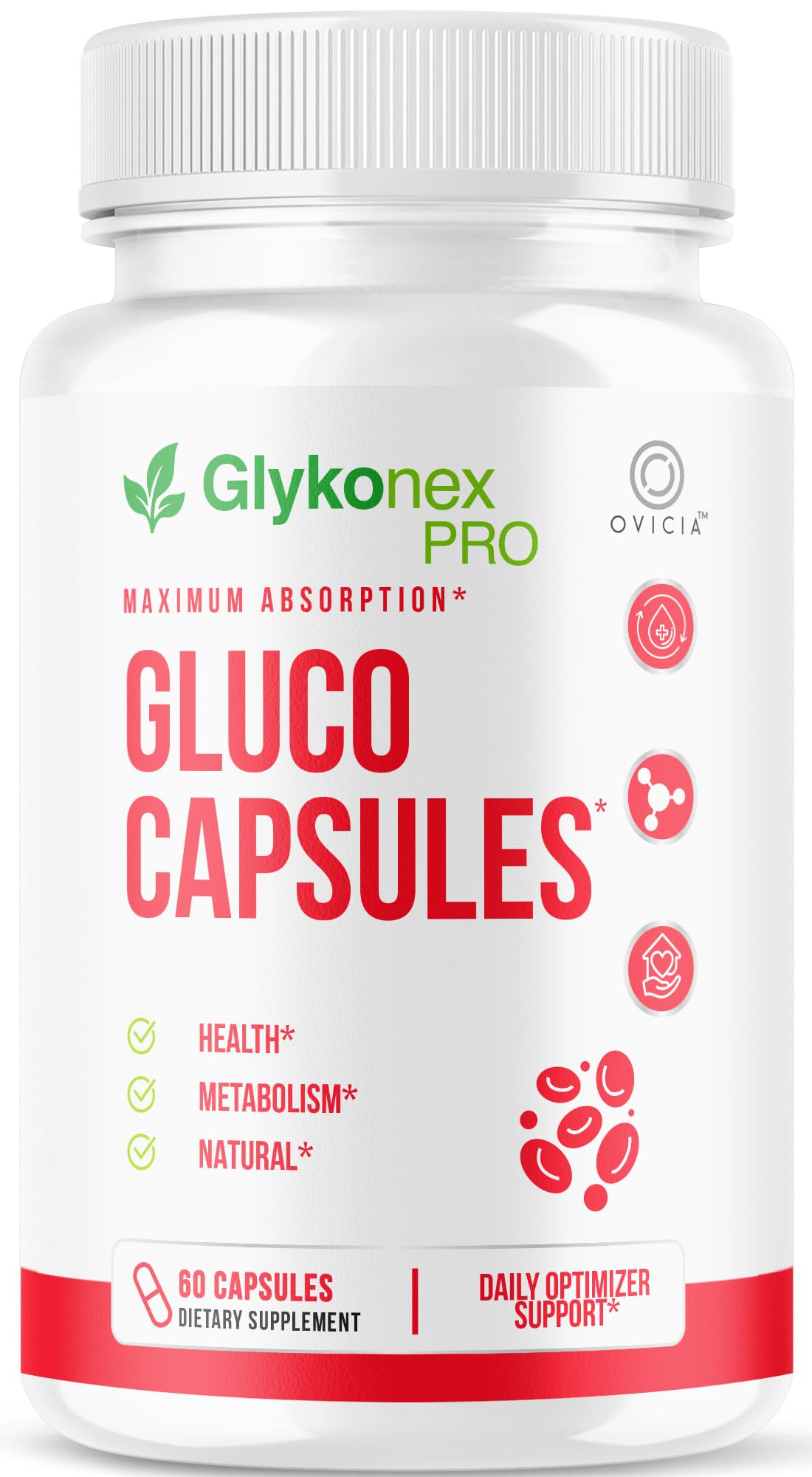 OVICIA Gluco Capsules 60 capsules vue avant