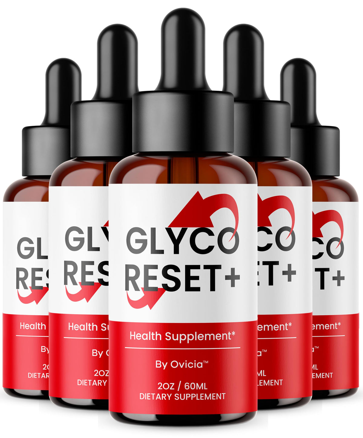 OVICIA Glyco Reset Drops 5 Pack vue de face