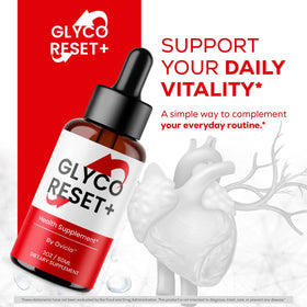 OVICIA Glyco Reset Drops avec goutte à goutte près de la bouteille