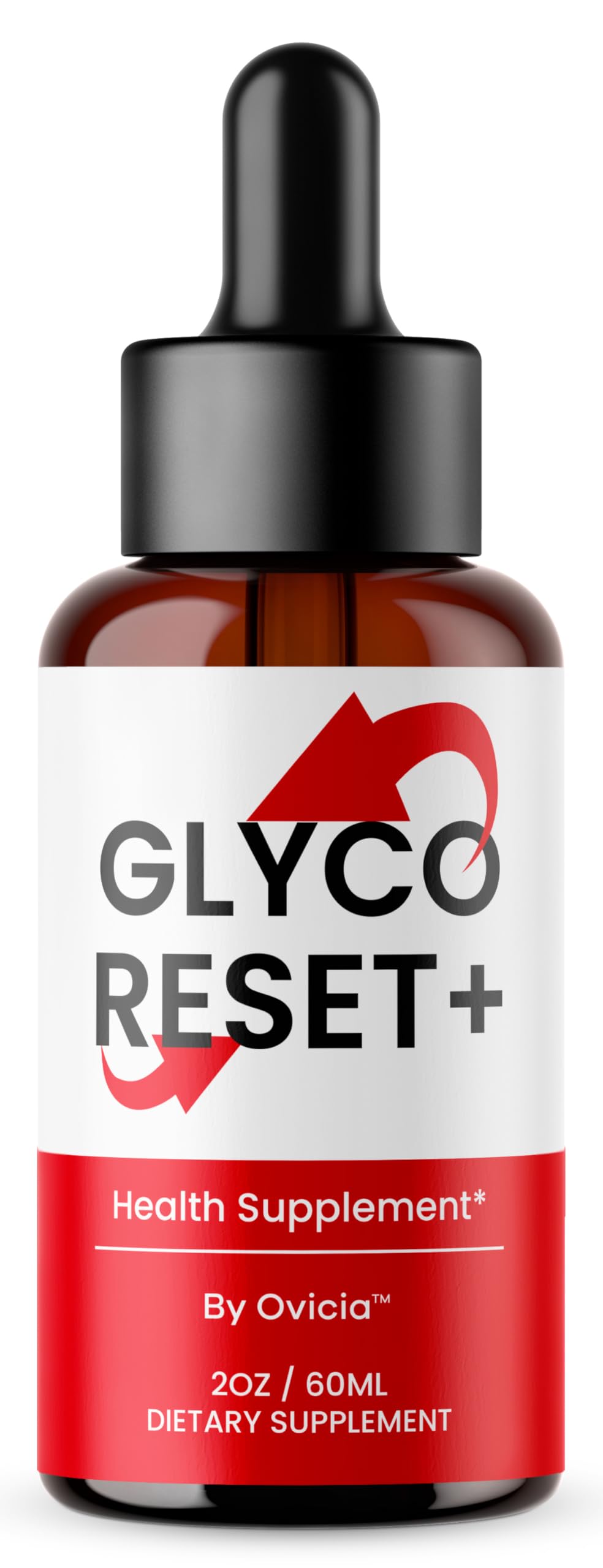 OVICIA Glyco Reset Drops bouteille avant avec étiquette