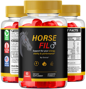 OVICIA Horsefil Gummies présentés dans leur emballage
