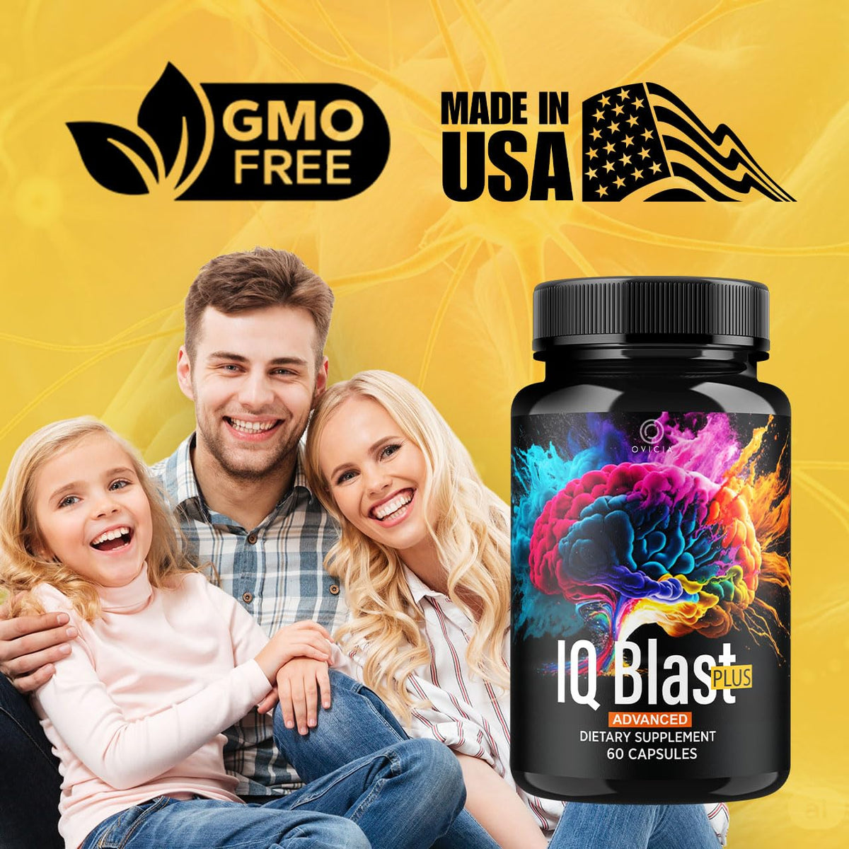 OVICIA IQ Blast Plus capsules ouvertes
