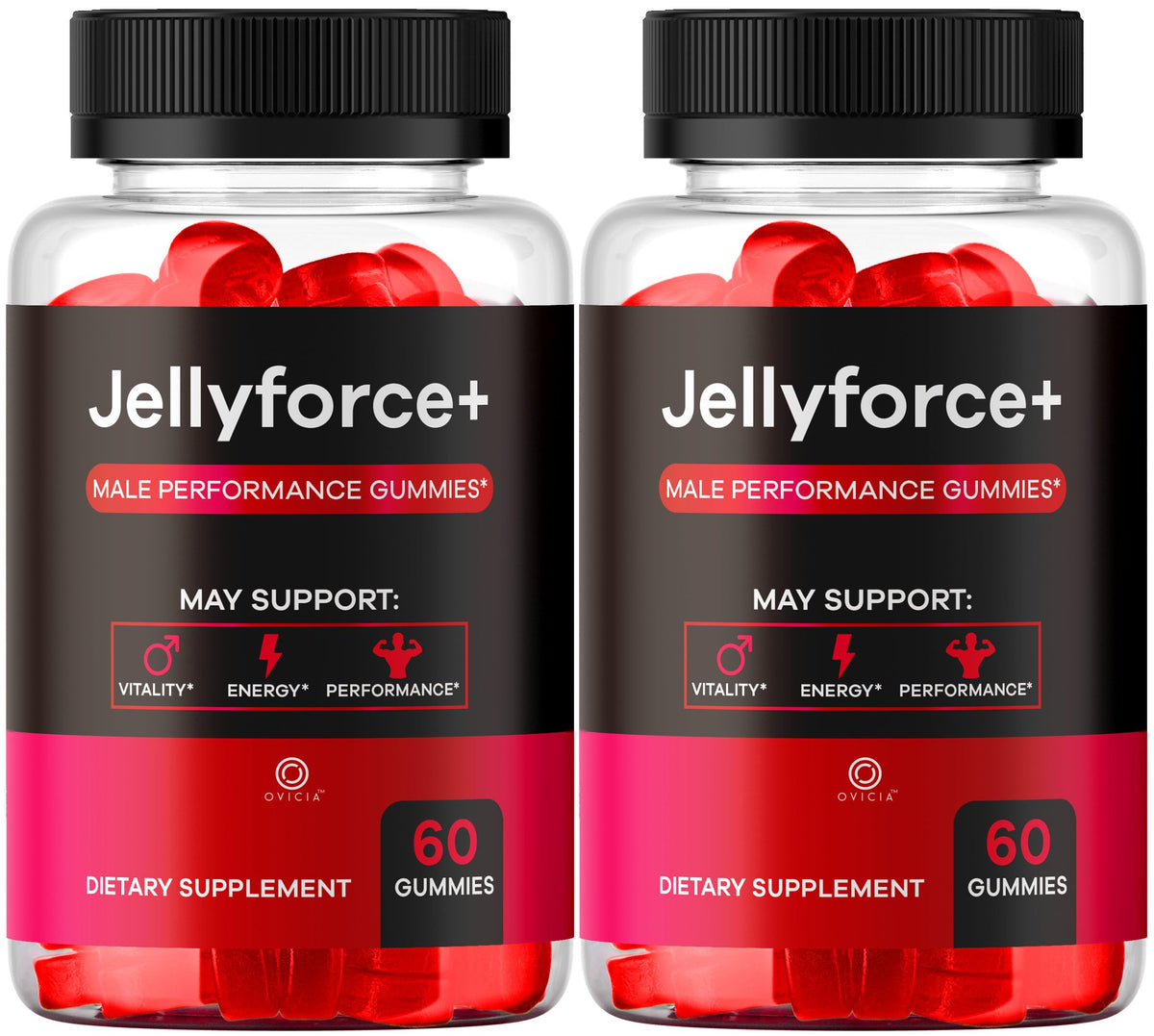 OVICIA Jelly Force Gummies 120 gélifiés vue de face