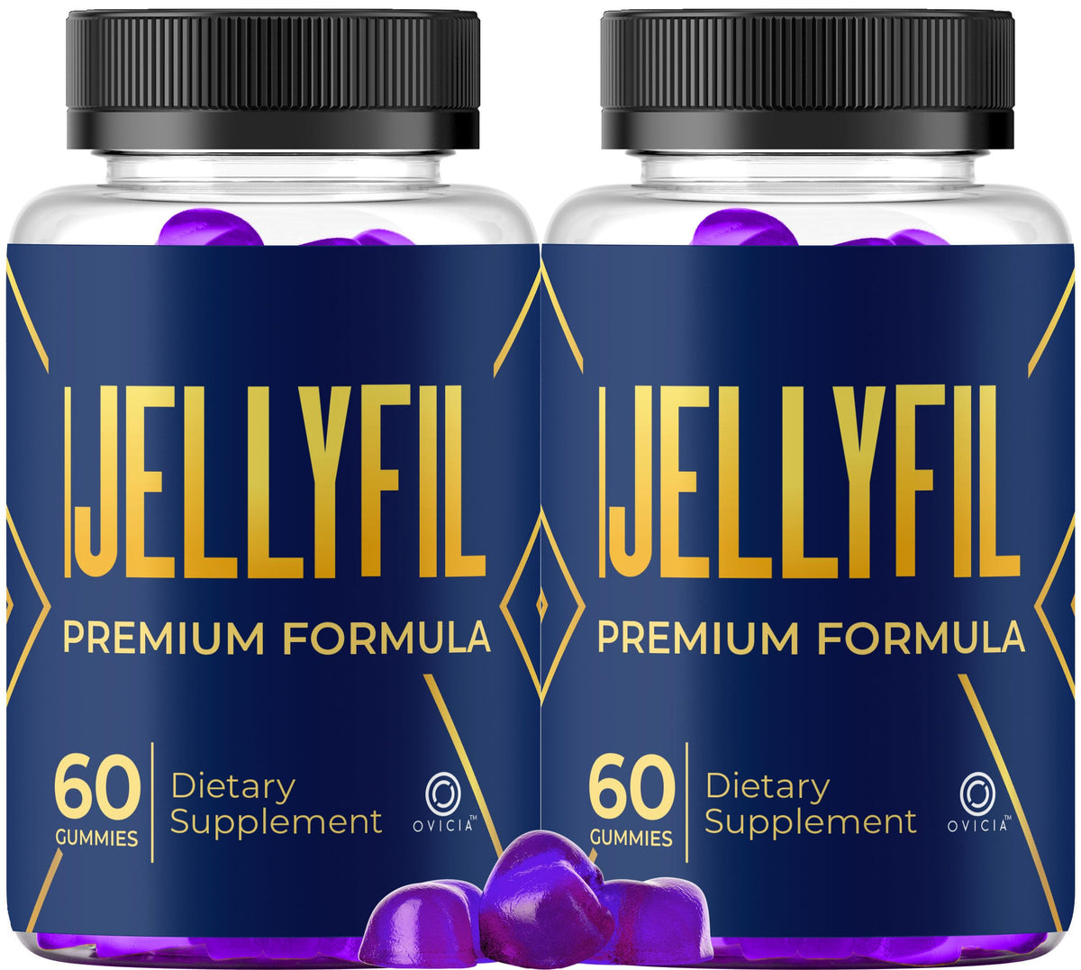 OVICIA Jellyfil Gummies 120 Gommes vue de face
