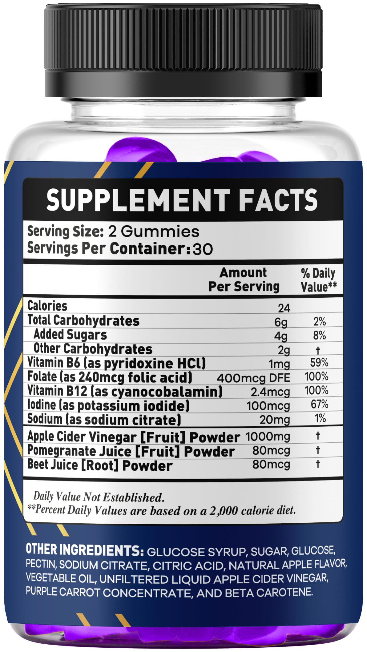 OVICIA Jellyfil Gummies ingredients list