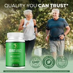 OVICIA JointVance capsules 60 unités avec flacon ouvert