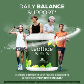 OVICIA Leaftide Powder 180g vue arrière avec ingrédients