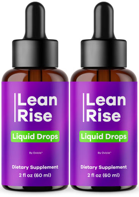 OVICIA Lean Rise Drops 2 bouteilles avec étiquette avant