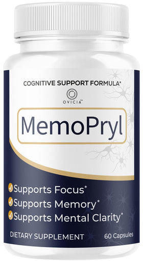 OVICIA Memopryl Capsules 60 front view with packaging