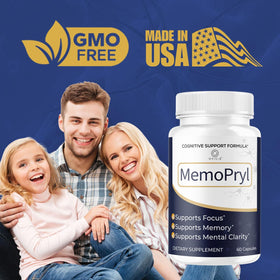 OVICIA Memopryl Capsules open bottle with capsules