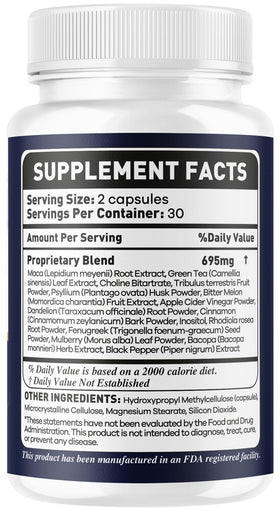 OVICIA Memopryl Capsules showing daily dosage recommendation