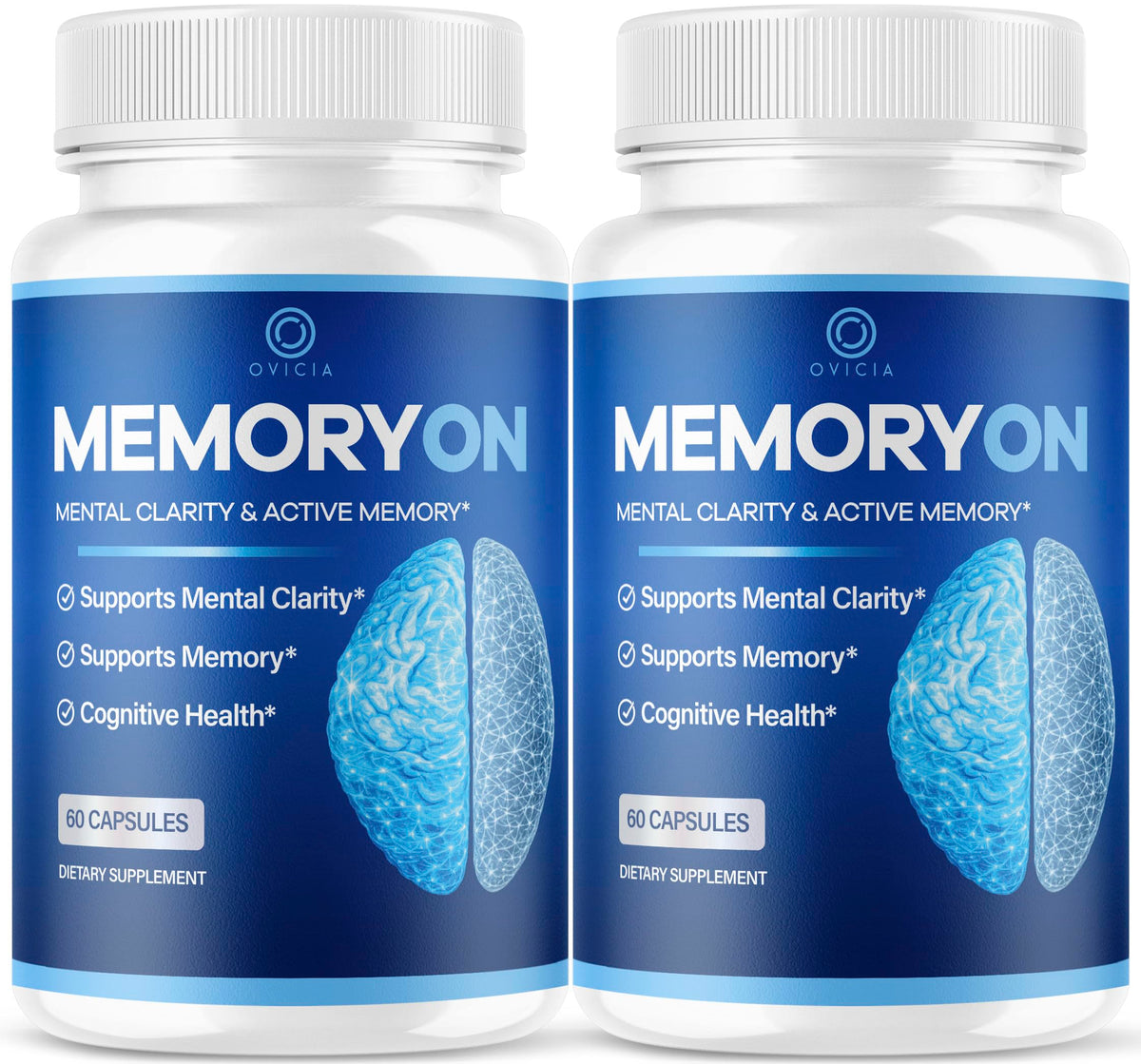 OVICIA MemoryOn Capsules 120 capsules packaging front view