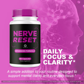 OVICIA Nerve Reset 180 Capsules - vue arrière du flacon