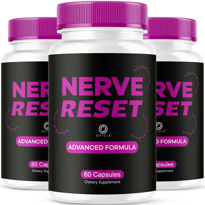 OVICIA Nerve Reset 180 Capsules - vue avant du flacon