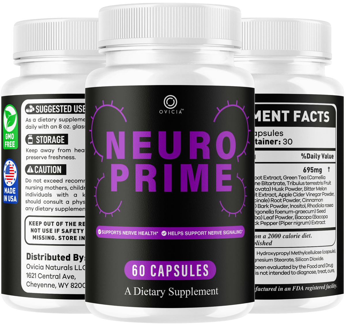 OVICIA NeuroPrime gélules dans une main