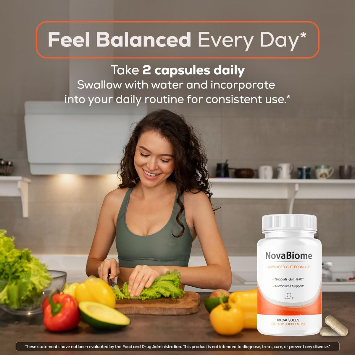 OVICIA NovaBiome Capsules avec gélules visibles