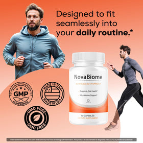 OVICIA NovaBiome Capsules sur fond blanc