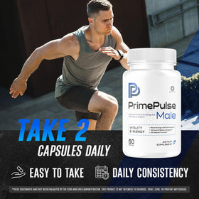 OVICIA Pulse Male Pills sur un fond neutre