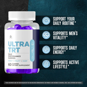 OVICIA Ultra TRT Gummies ingrédients naturels sélectionnés