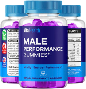 OVICIA Vital Health Gummies on a kitchen counter