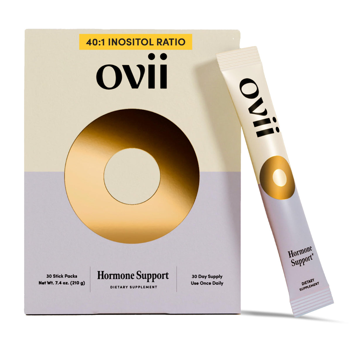 Ovii Complément Alimentaire Myo-Inositol 30 Servs vue avant