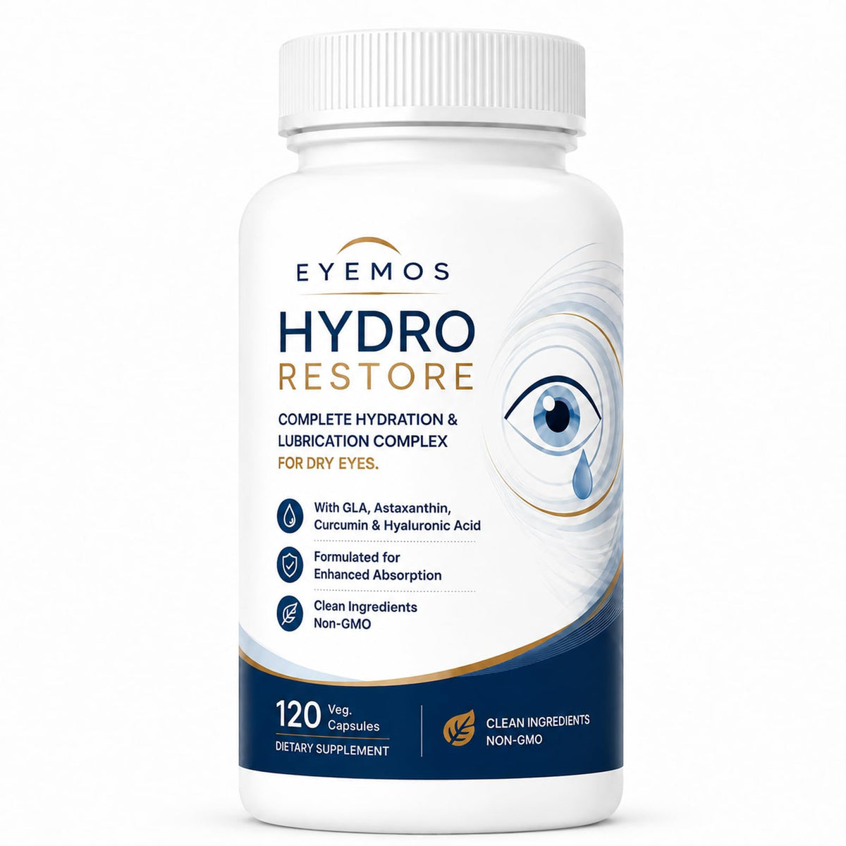 Ovofem Eyemos Hydro Restore 120 capsules vue avant