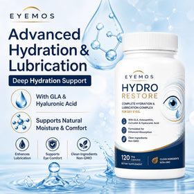Ovofem Eyemos Hydro Restore ouvert avec capsules visibles