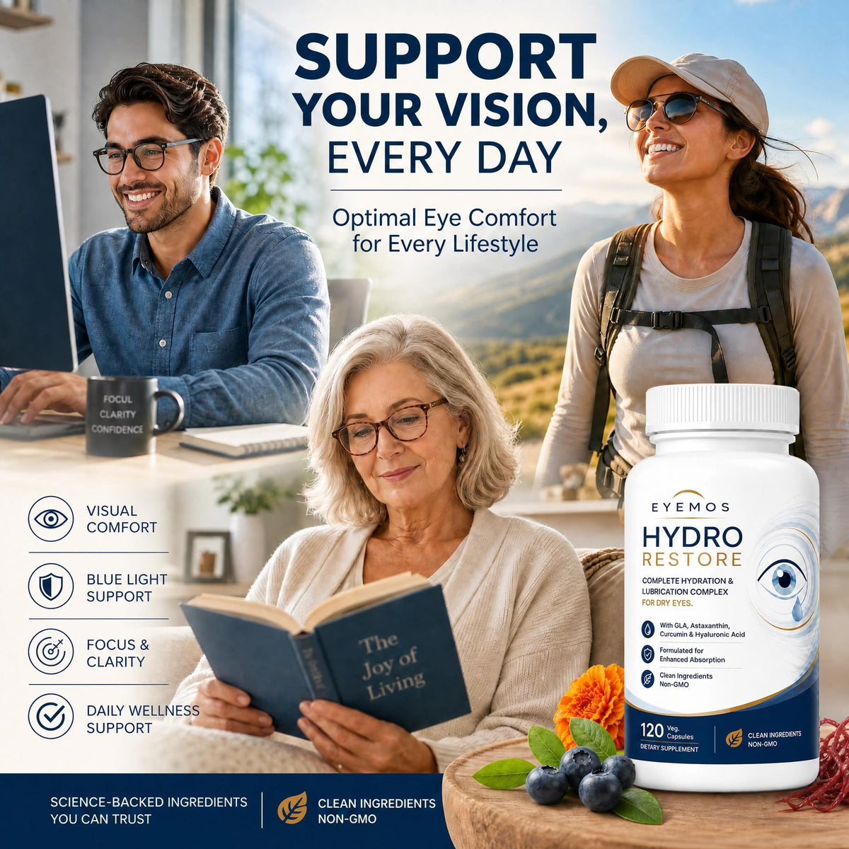 Ovofem Eyemos Hydro Restore pour un usage à la maison