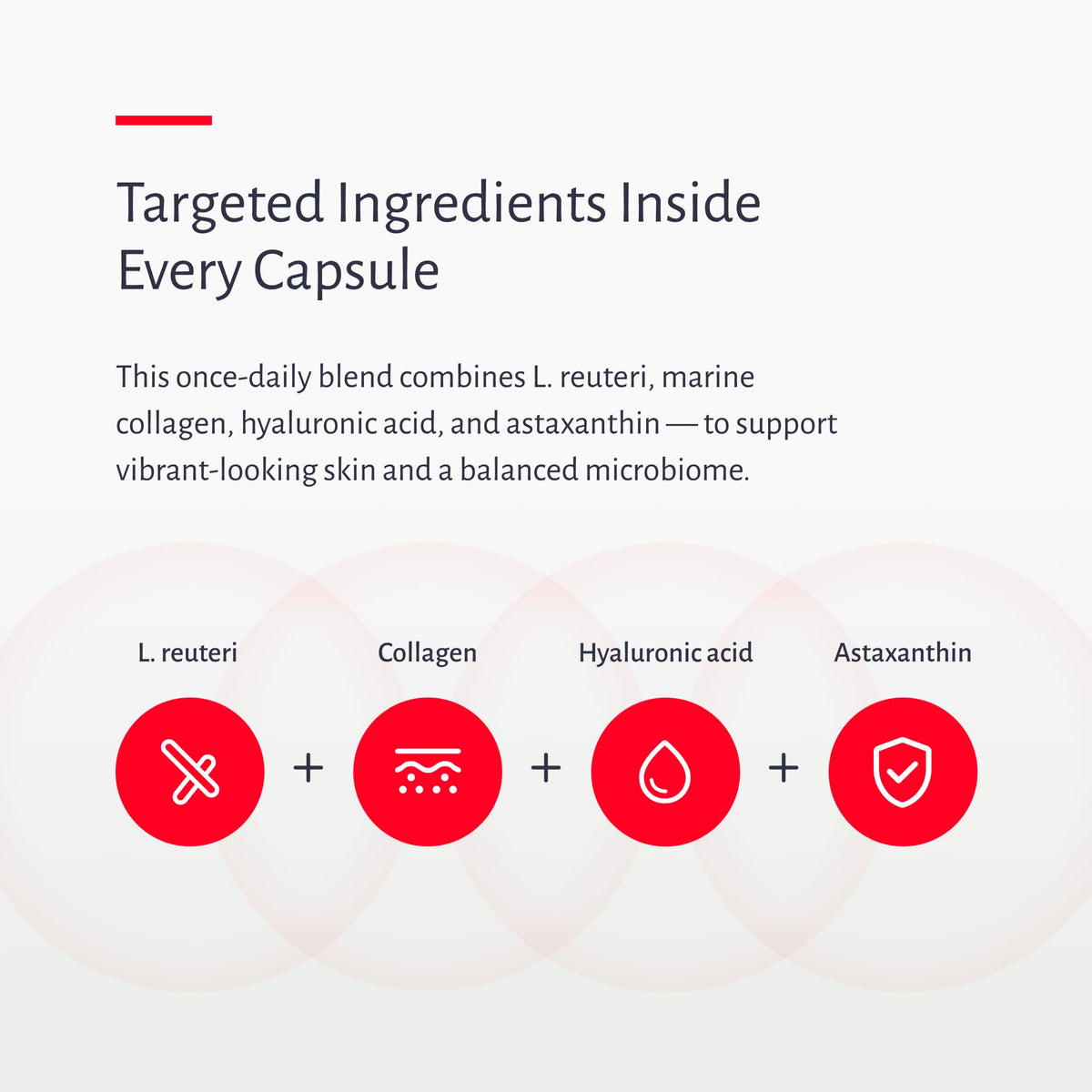 Oxiceutics Gut to Glow supplement facts label
