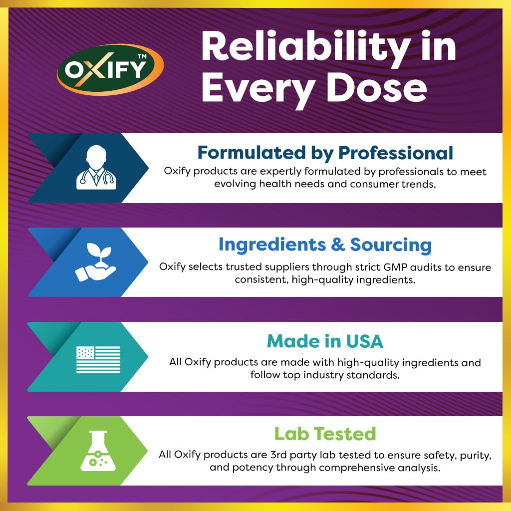 Oxify Bromelain 1000 MG comprimés sur une surface blanche