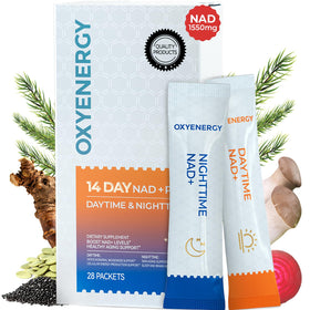 OxyEnergy Complément Alimentaire NAD 1550 mg sachets en boîte