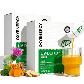 OxyEnergy Détox Foie boîte de 30 sachets de 20 ml