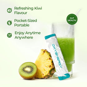 OxyEnergy Poudre de Psyllium Bio Kiwi 270g en utilisation