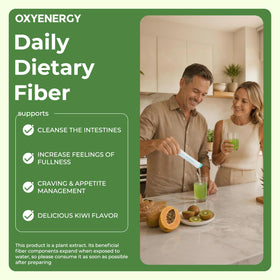 OxyEnergy Poudre de Psyllium Bio Kiwi 270g sachet ouvert