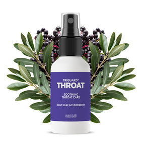 Oxygen Nutrition TriGuard Spray pour la Gorge 2 oz vue avant avec étiquette