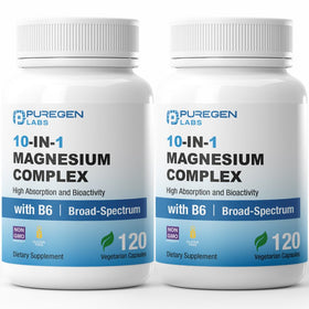 P Puregen Labs Complexe de Magnésium 10 en 1 500mg devant